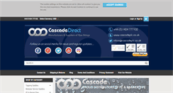 Desktop Screenshot of cascadedirect.co.uk